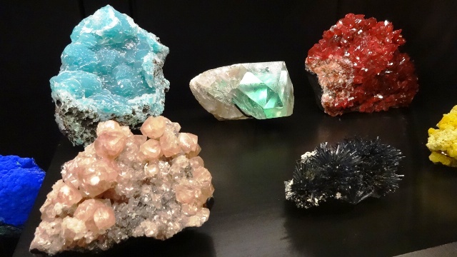 Crystals at Museum of Nature. Photo by Alan Viau